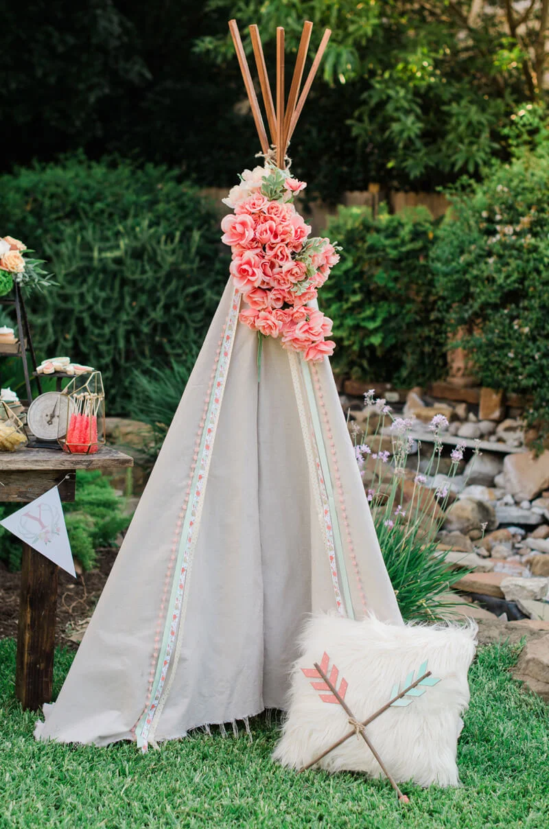 Boho Chic Teen Birthday Party Mint Event Design
